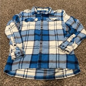Patagonia Fjord plaid flannel button-down 100% cotton shirt men’s small